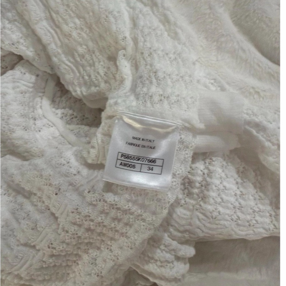 Chanel Ruffled Cotton Top - Picture 6 of 7
